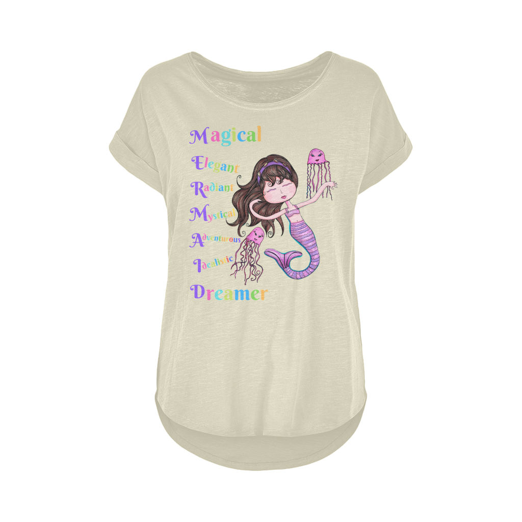 MAGICAL ELEGANT Women's Long Slub T-Shirt XS-5XL