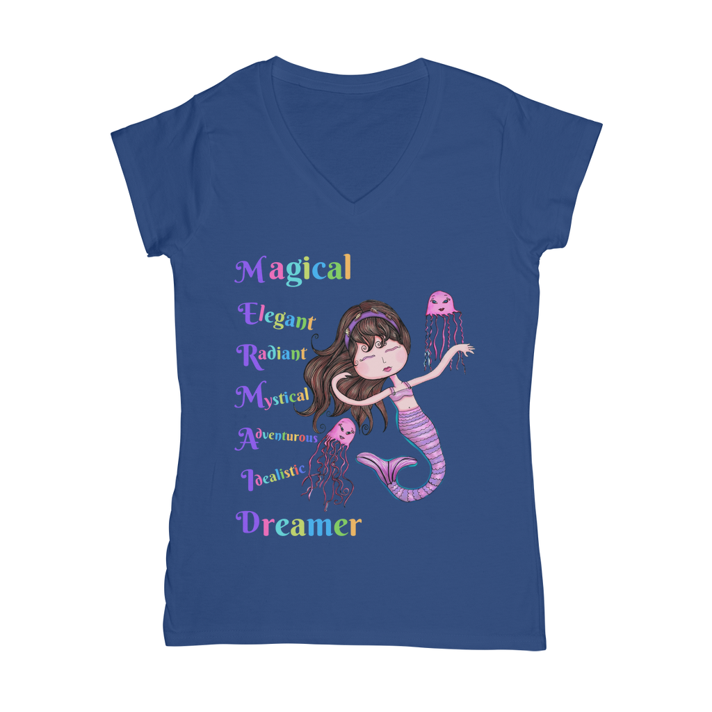 MAGICAL ELEGANT Classic Women's V-Neck T-Shirt