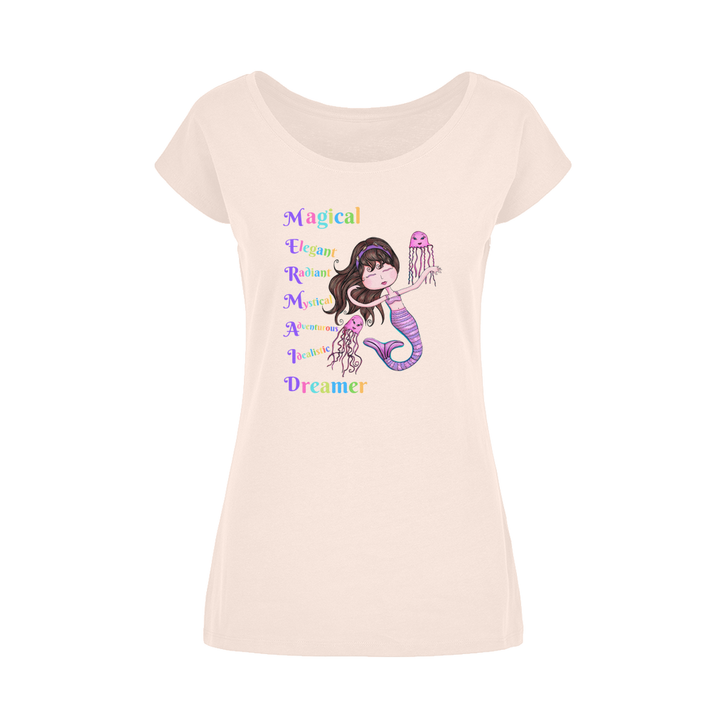 MAGICAL ELEGANT Wide Neck Womens T-Shirt XS-5XL