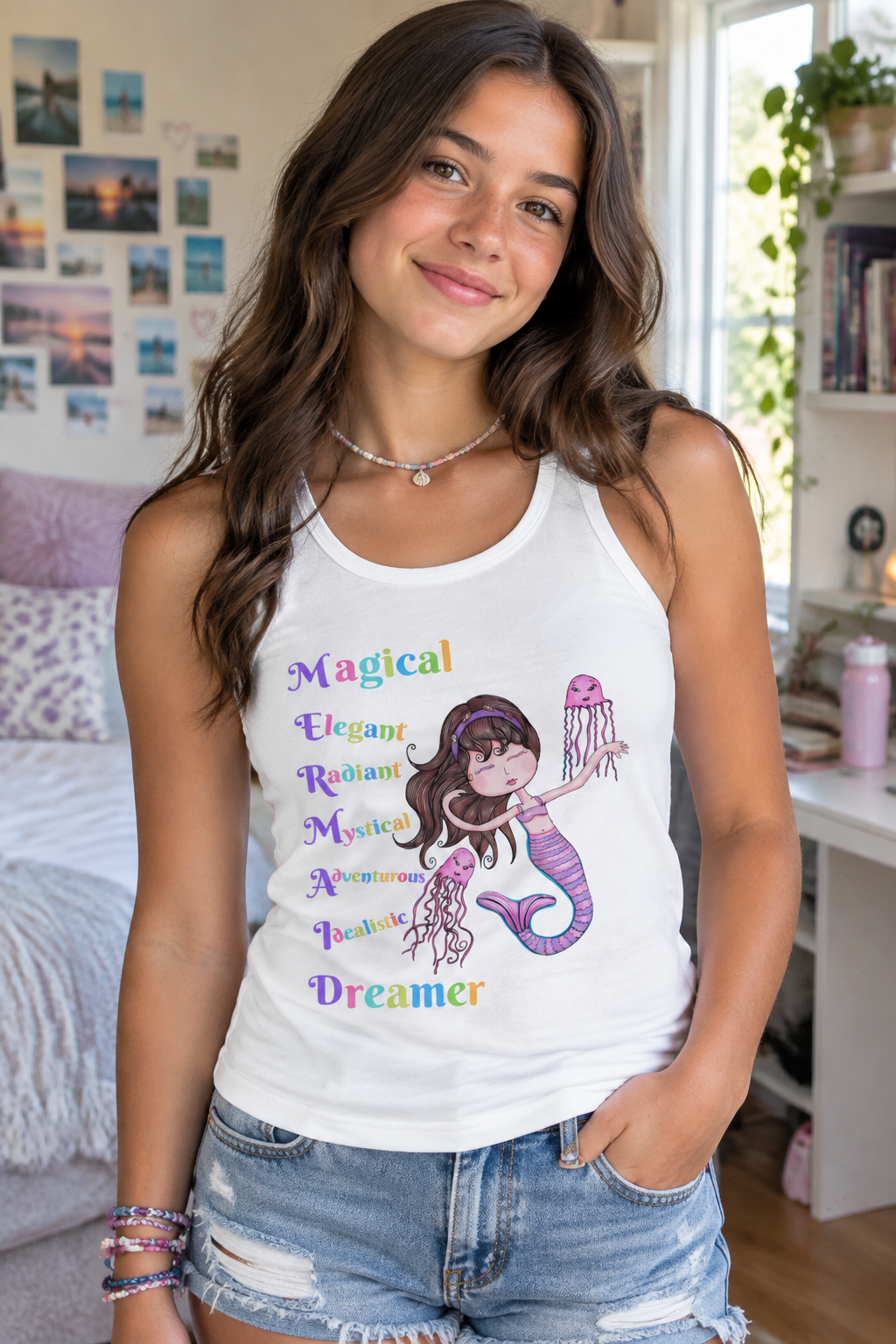 MAGICAL ELEGANT Women Performance Tank Top