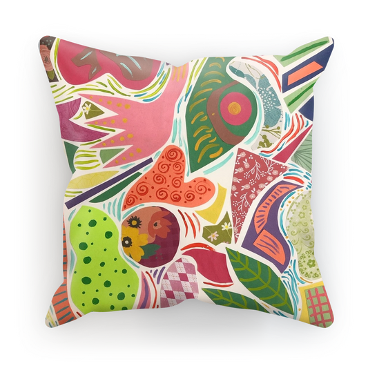 ORGANIK COLLAGE Sublimation Cushion Cover