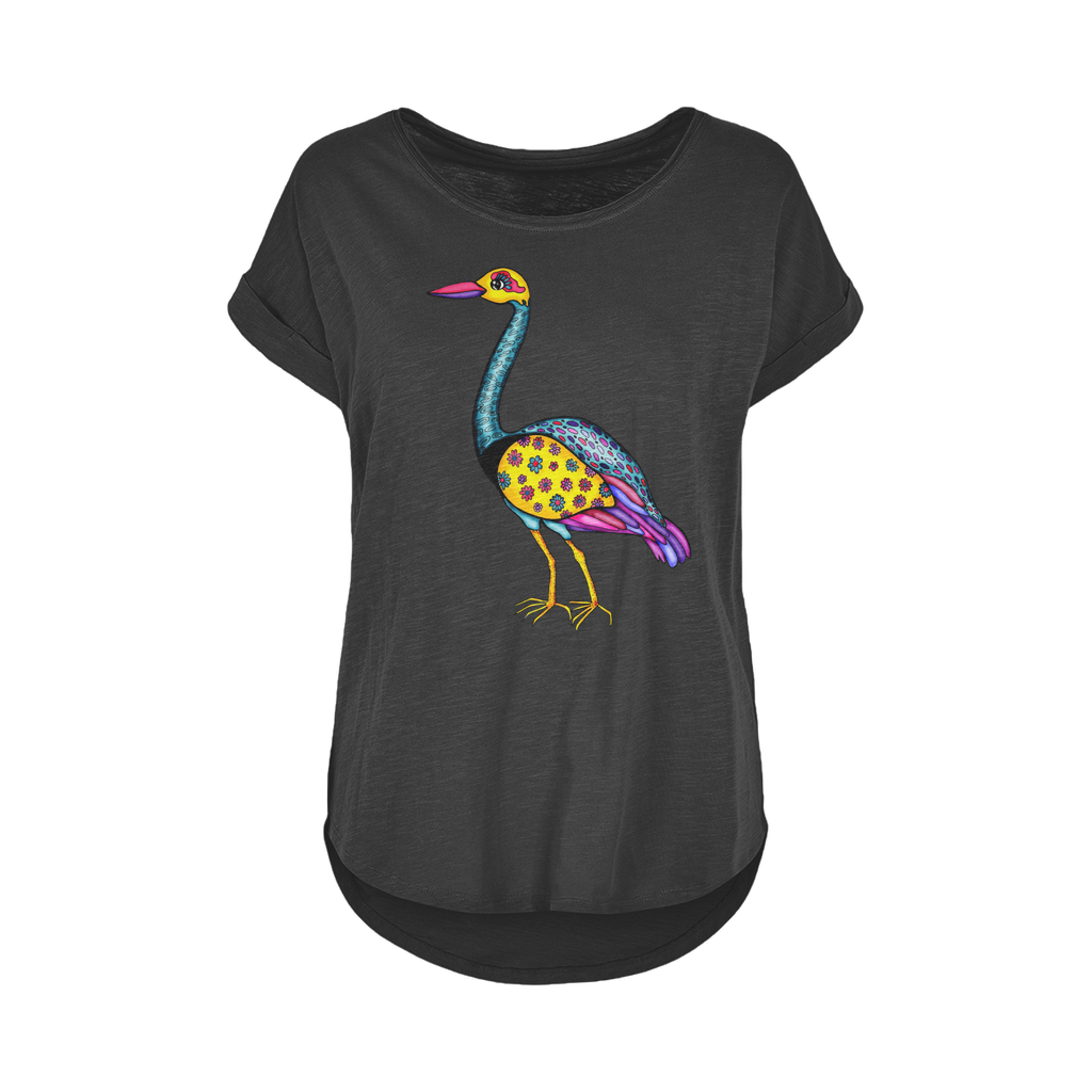 GARZA Women's Long Slub T-Shirt XS-5XL