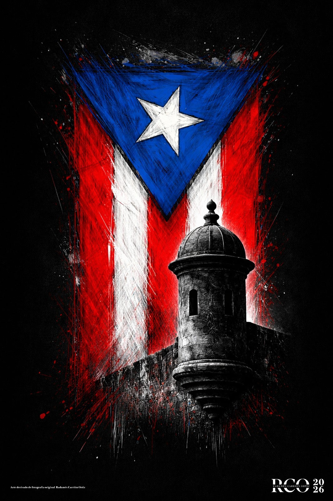 Garita y bandera
