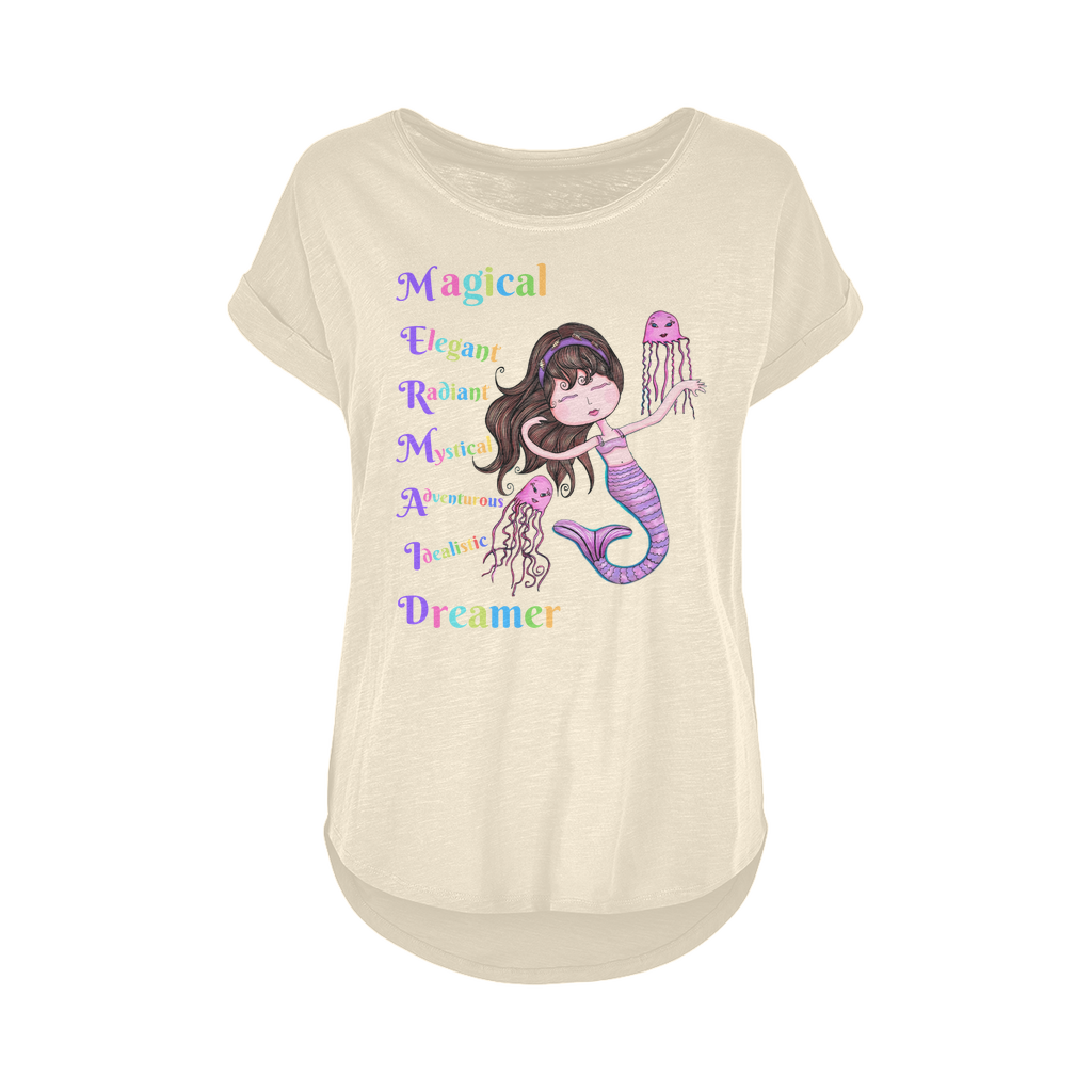 MAGICAL ELEGANT Women's Long Slub T-Shirt XS-5XL