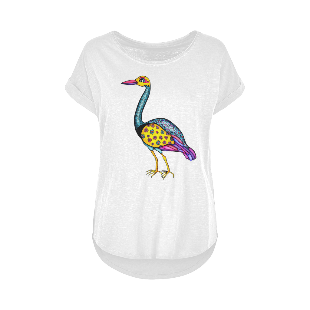 GARZA Women's Long Slub T-Shirt XS-5XL