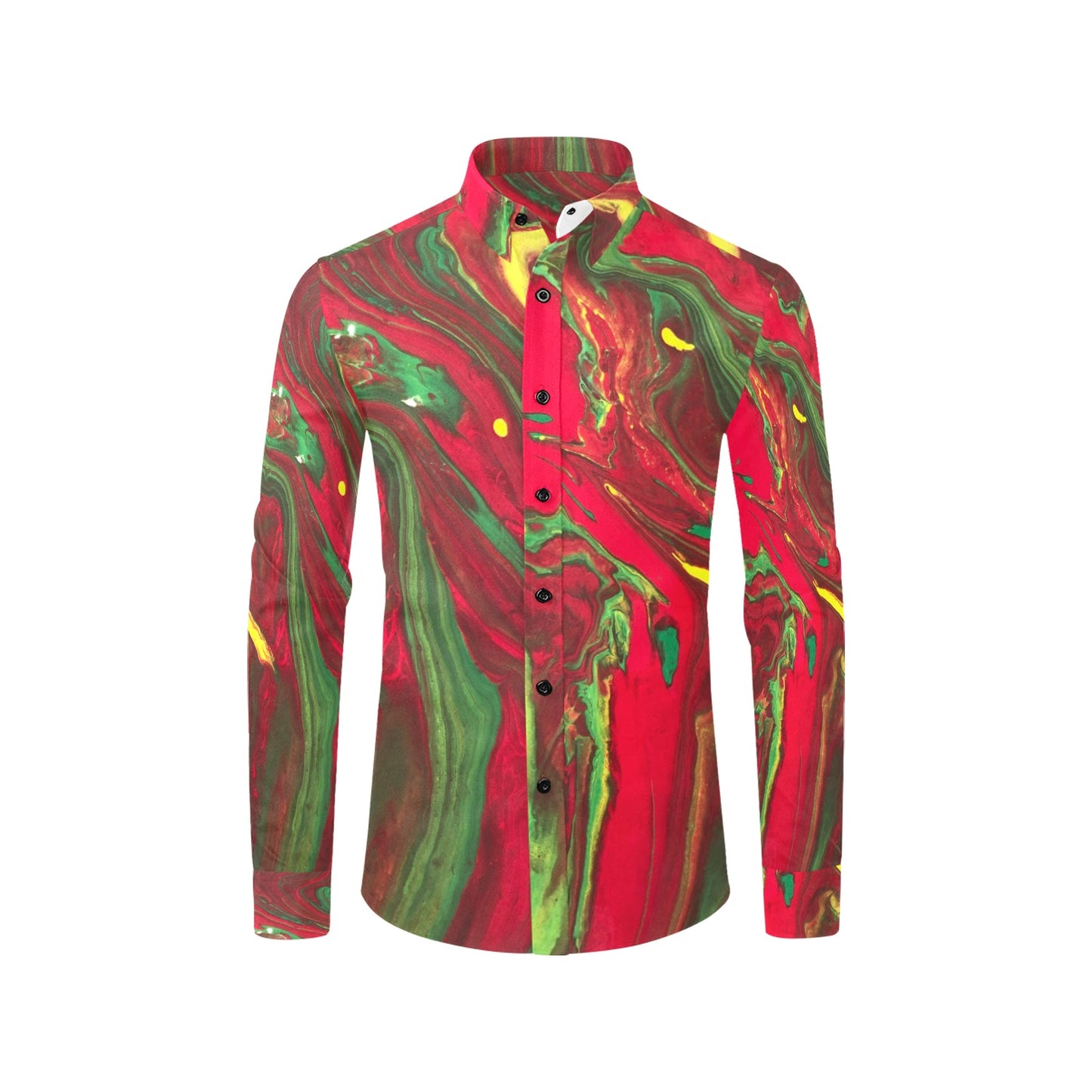 Native Festival - Men's All Over Print Long Sleeve Shirt(Model T61)