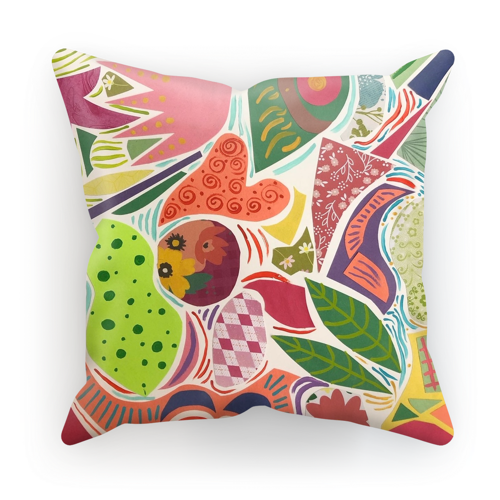 ORGANIK COLLAGE Sublimation Cushion Cover