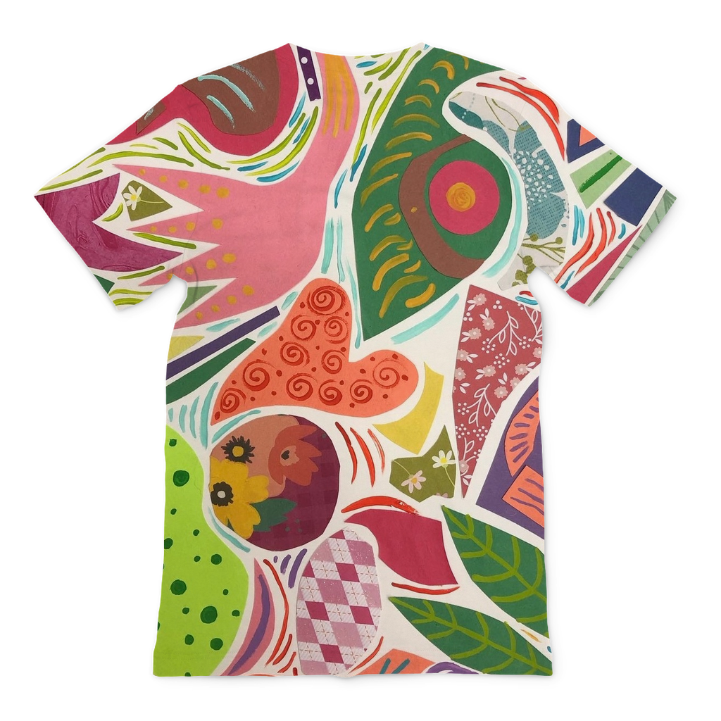 ORGANIK COLLAGE Premium Sublimation Adult T-Shirt