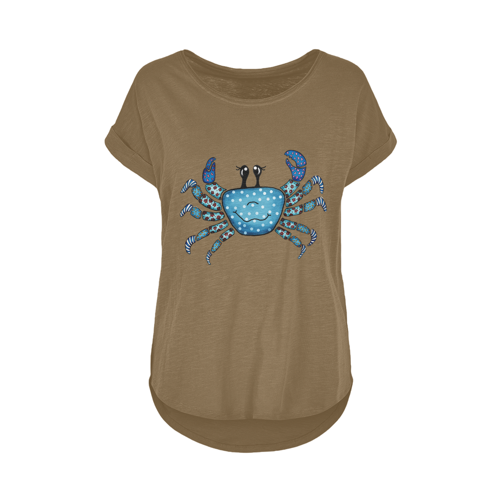 JUEY Women's Long Slub T-Shirt XS-5XL