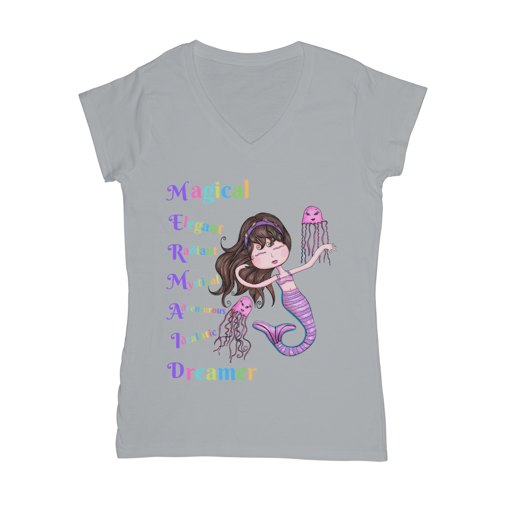 MAGICAL ELEGANT Classic Women's V-Neck T-Shirt