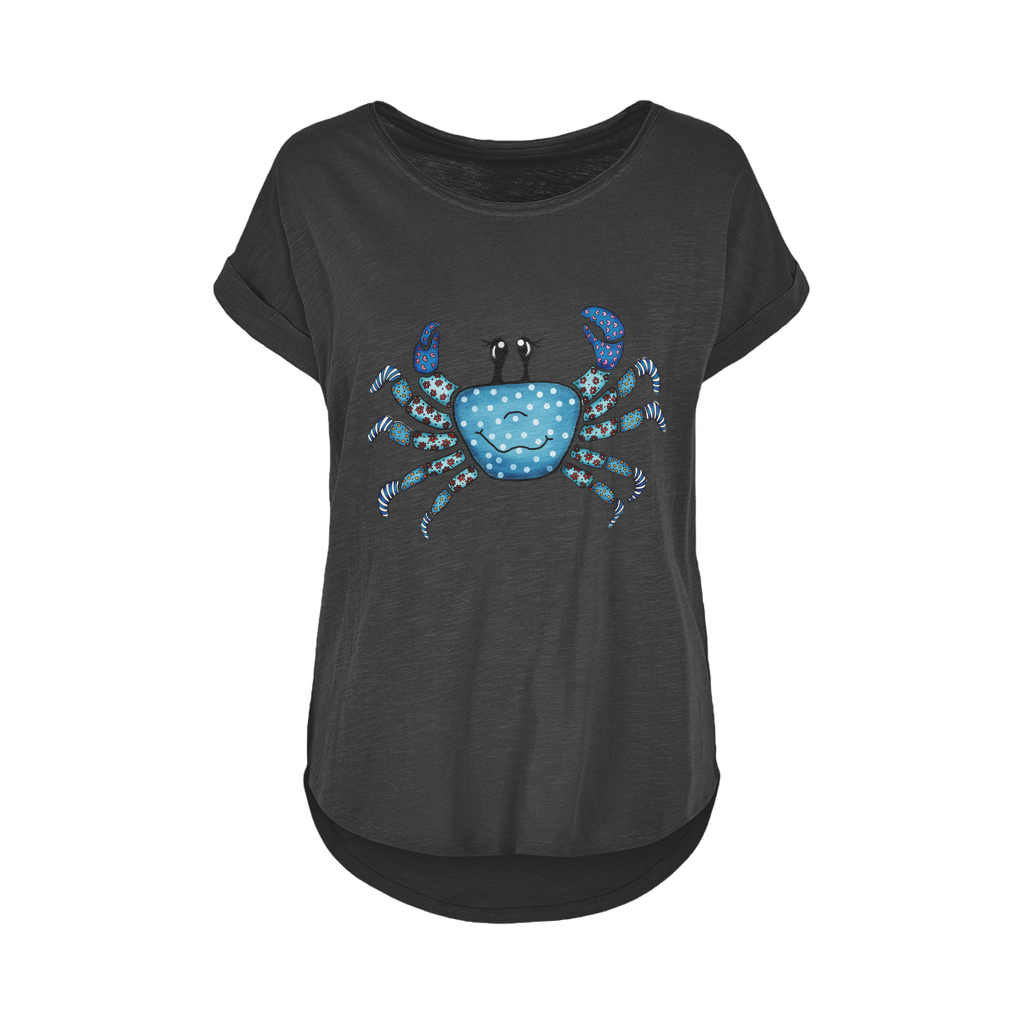 JUEY Women's Long Slub T-Shirt XS-5XL