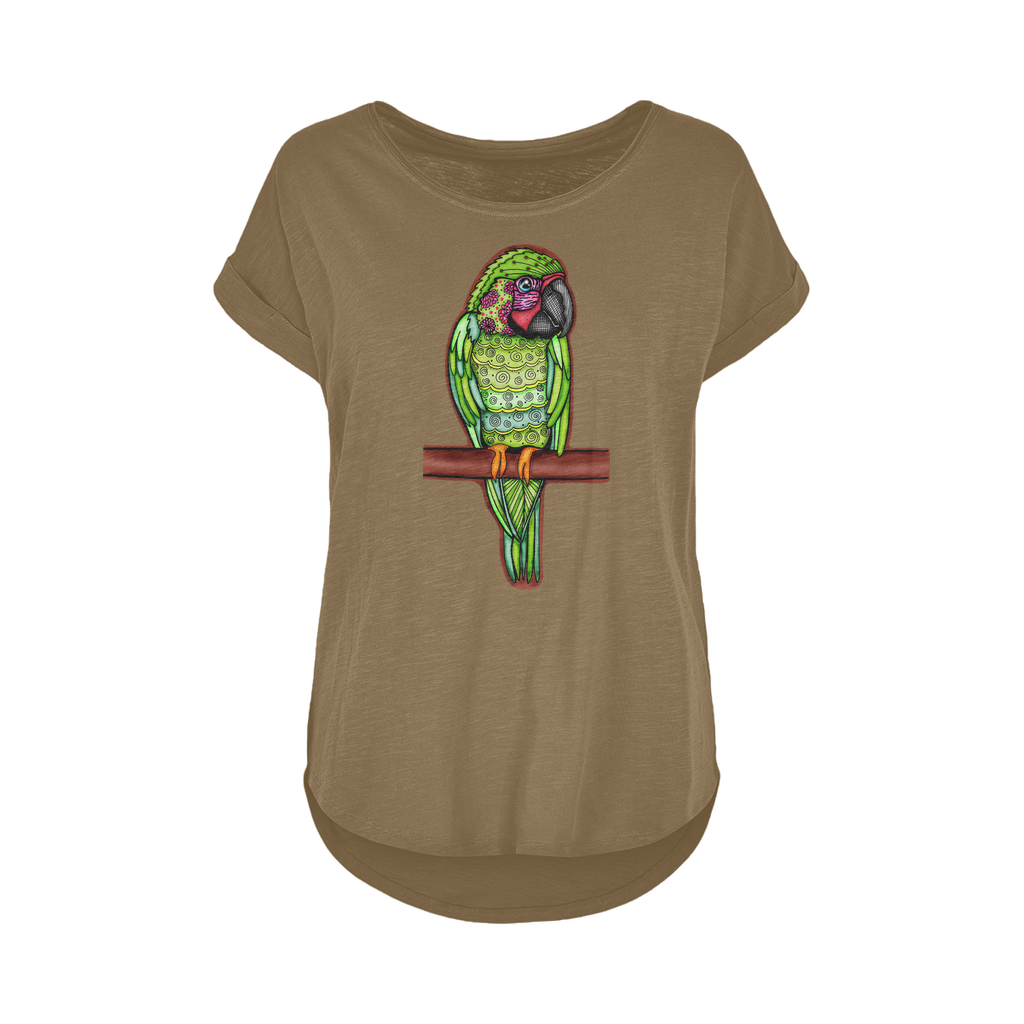 COTORRA Women's Long Slub T-Shirt XS-5XL