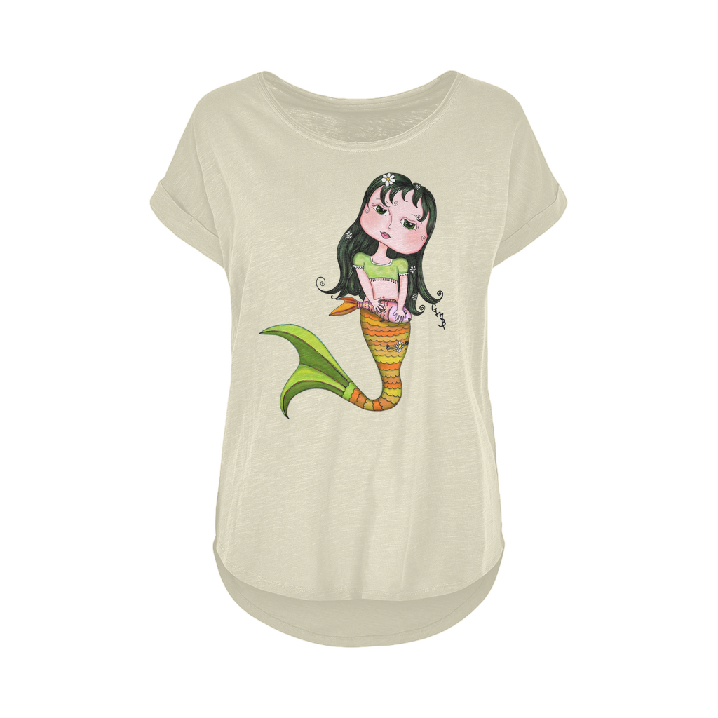ADRIANA SIRENA Women's Long Slub T-Shirt XS-5XL
