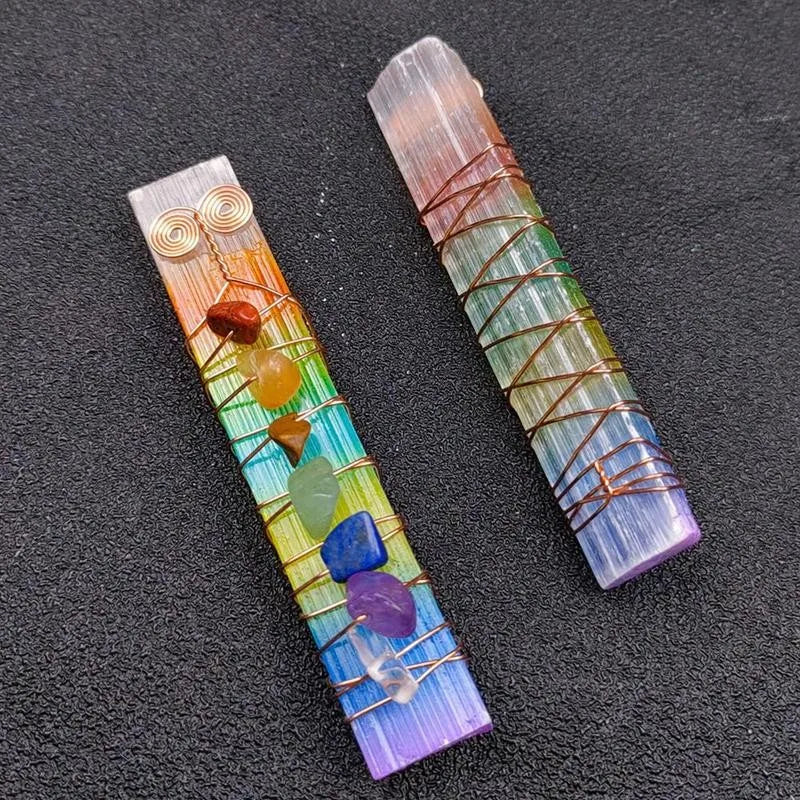 7 Chakra Colorful Square Bar Stone