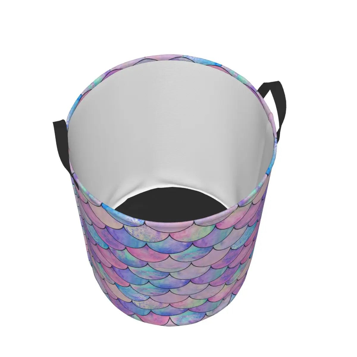 Mermaid Scales Folding Clothing Bucket