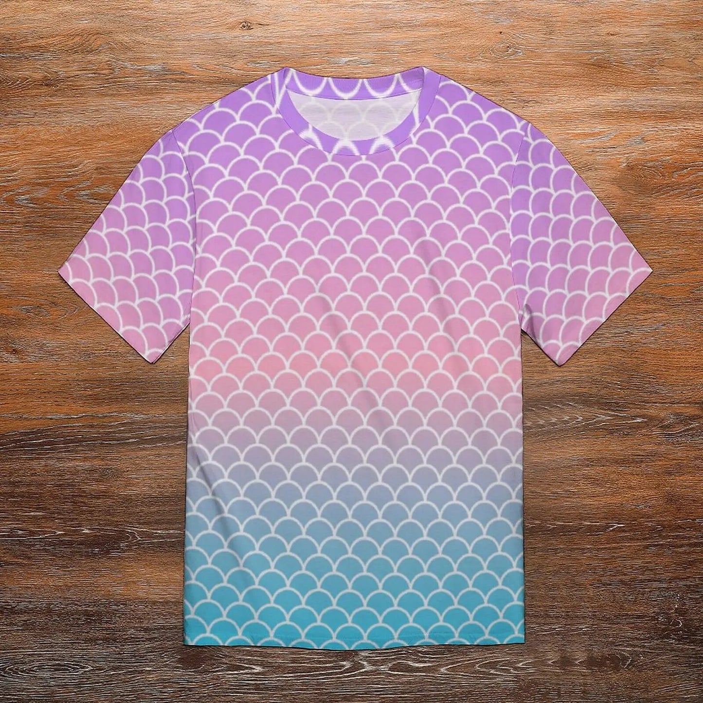 Male Sea Mermaid Scales T-Shirt