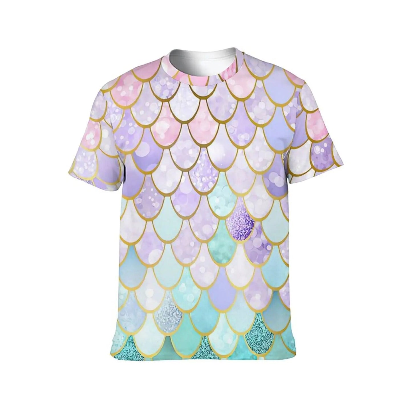 Male Sea Mermaid Scales T-Shirt