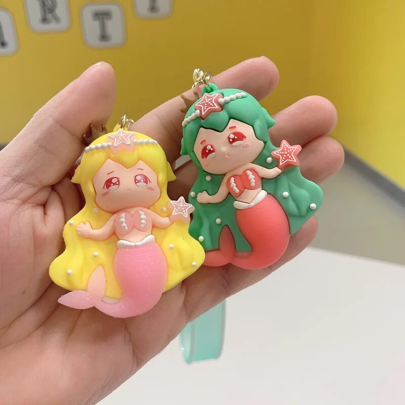 Mermaid Doll Anime Keychain
