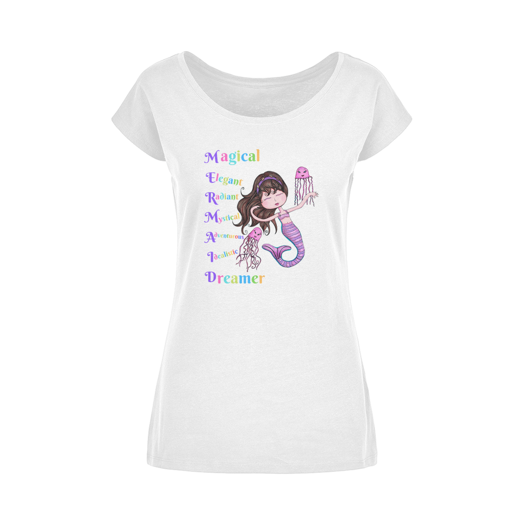 MAGICAL ELEGANT Wide Neck Womens T-Shirt XS-5XL