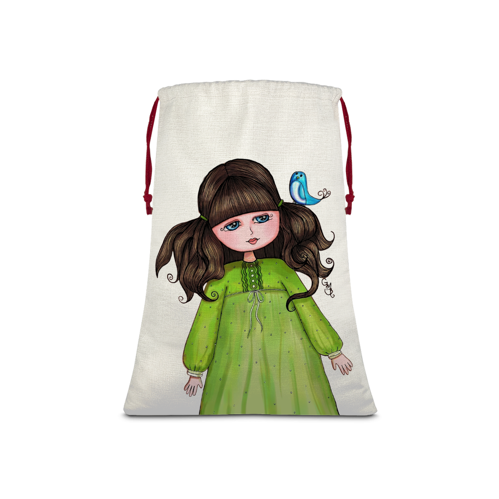 CAMILA GRACIOUS GRACIES Sublimation Linen Drawstring Sack