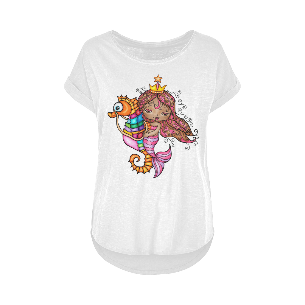 MARIMAR SIRENA Women's Long Slub T-Shirt XS-5XL