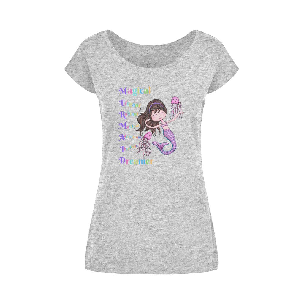 MAGICAL ELEGANT Wide Neck Womens T-Shirt XS-5XL