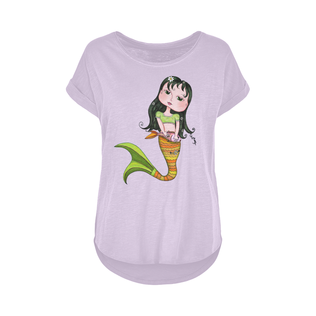 ADRIANA SIRENA Women's Long Slub T-Shirt XS-5XL