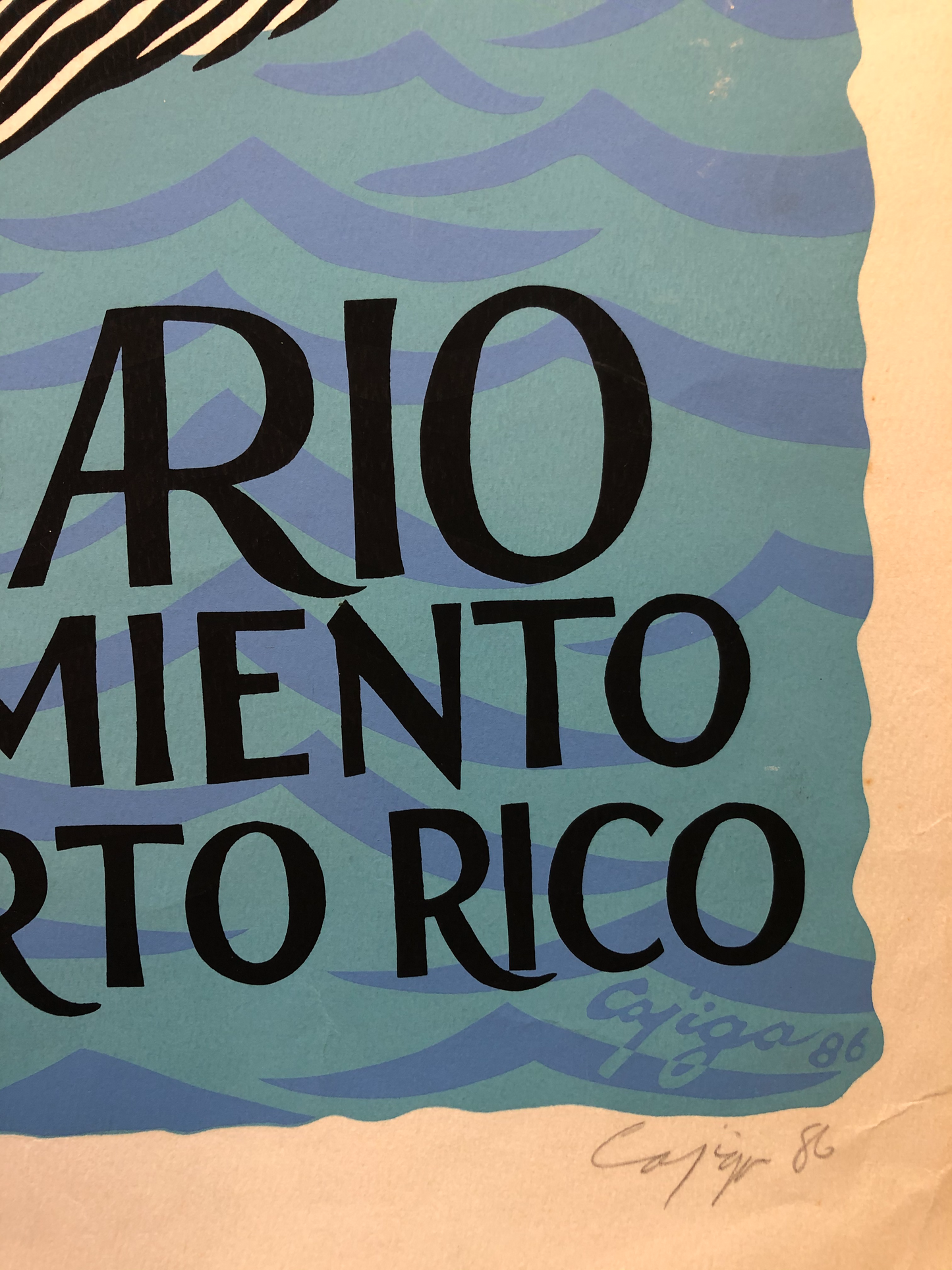 Cartel - 5to Centenario del Descubrimiento de América y Puerto Rico