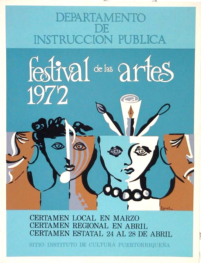 Cartel - Festival de las Artes 1972