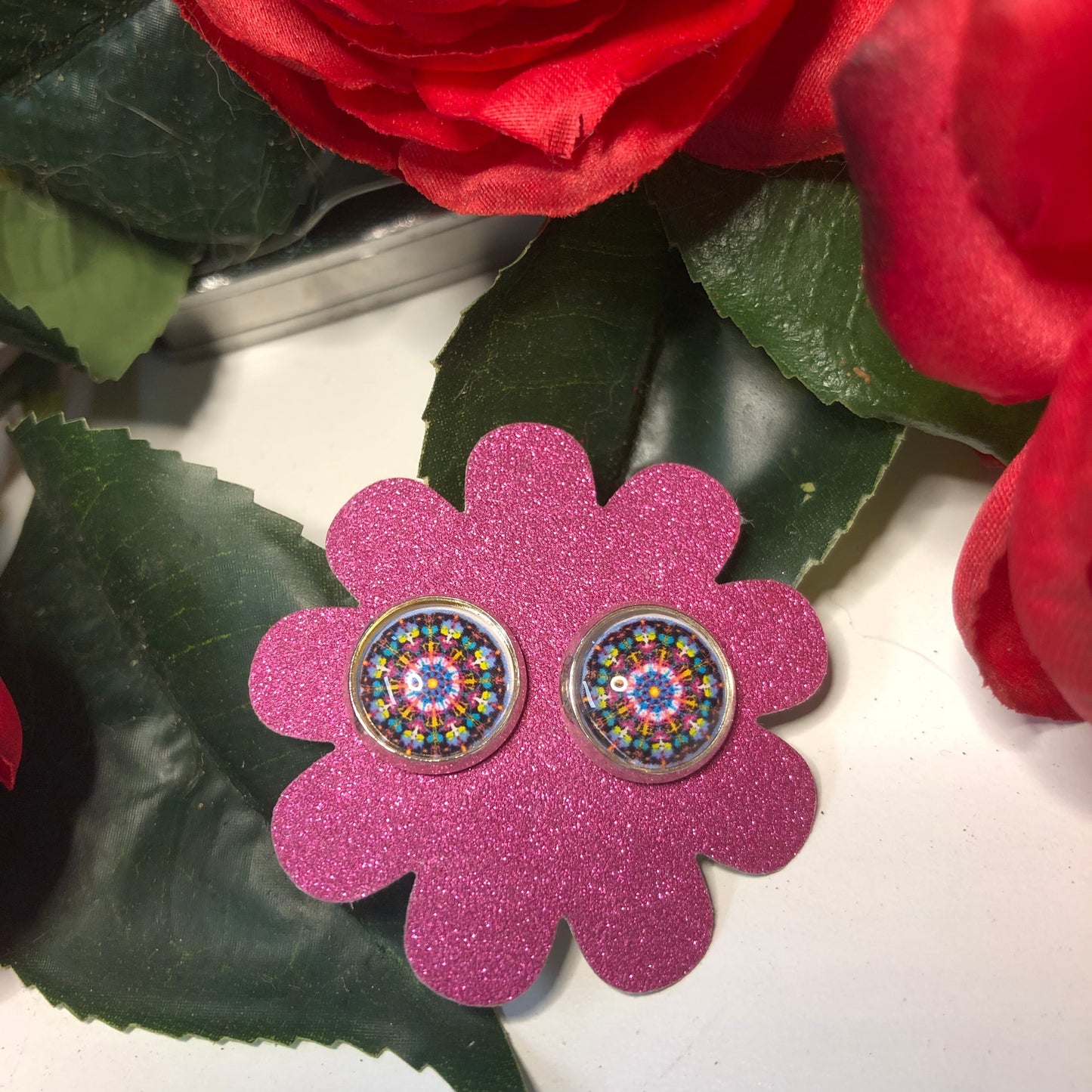 Mandala bracelet and earrings