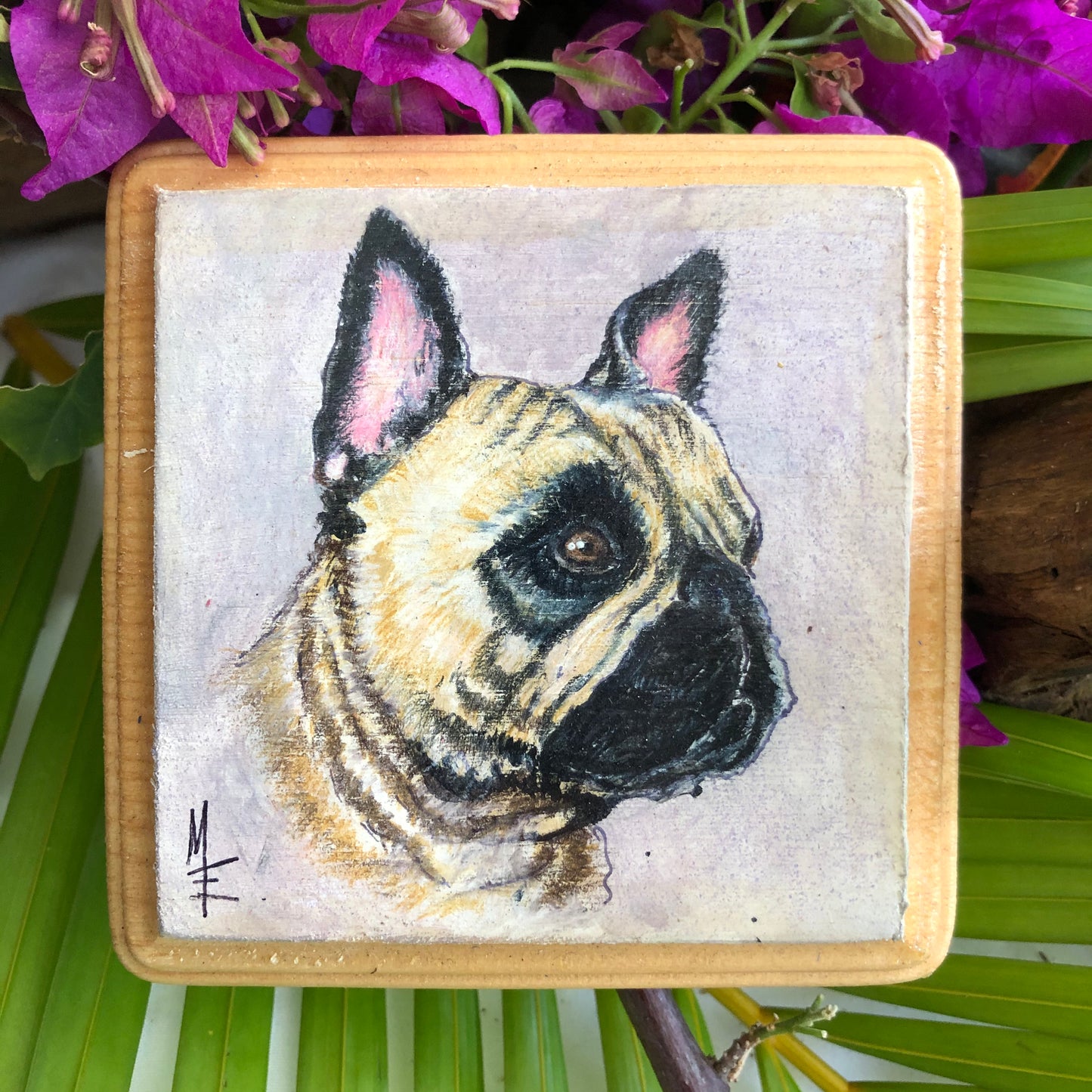 Artesanía - "Dog blue"