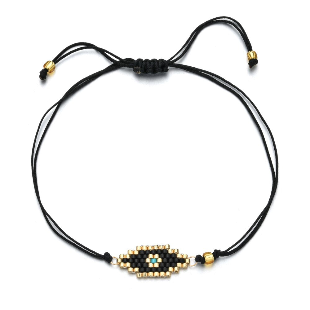 Boho Nylon Trendy Evil Eye Bracelet