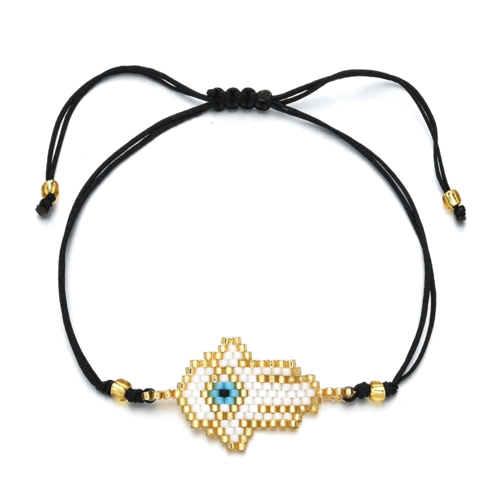 Boho Nylon Trendy Evil Eye Bracelet