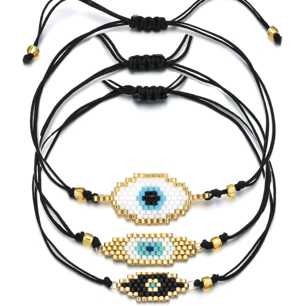 Boho Nylon Trendy Evil Eye Bracelet