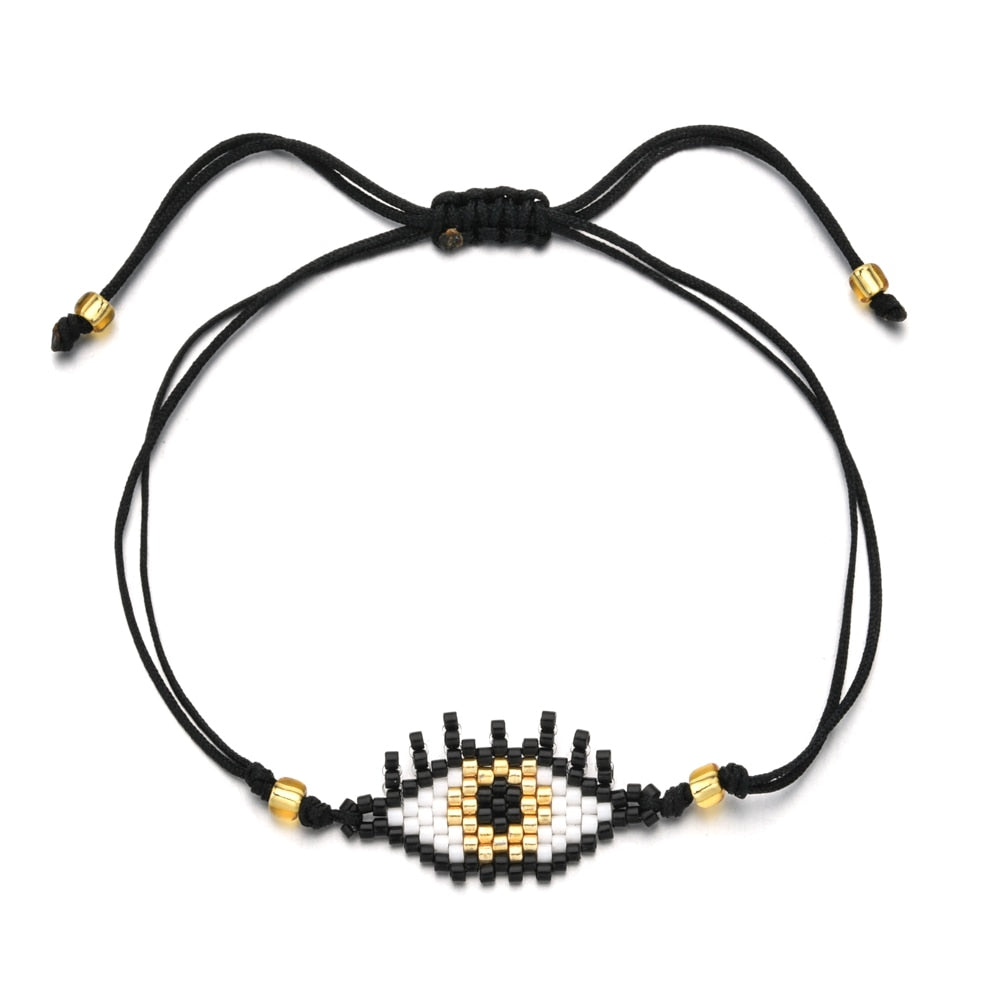 Boho Nylon Trendy Evil Eye Bracelet