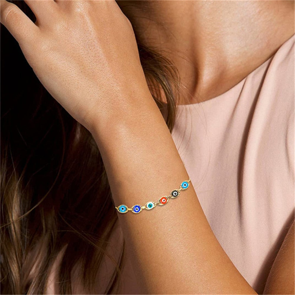 Evil Blue Eye Bracelets