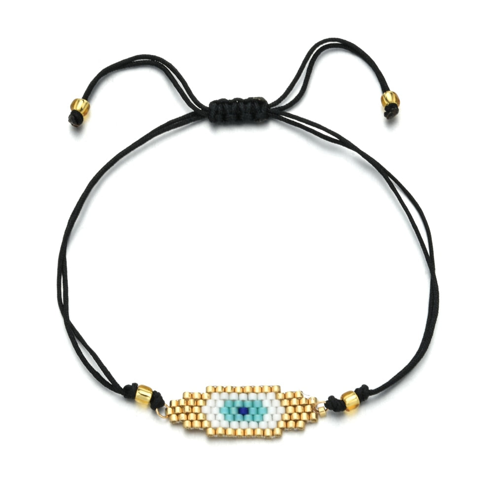 Boho Nylon Trendy Evil Eye Bracelet