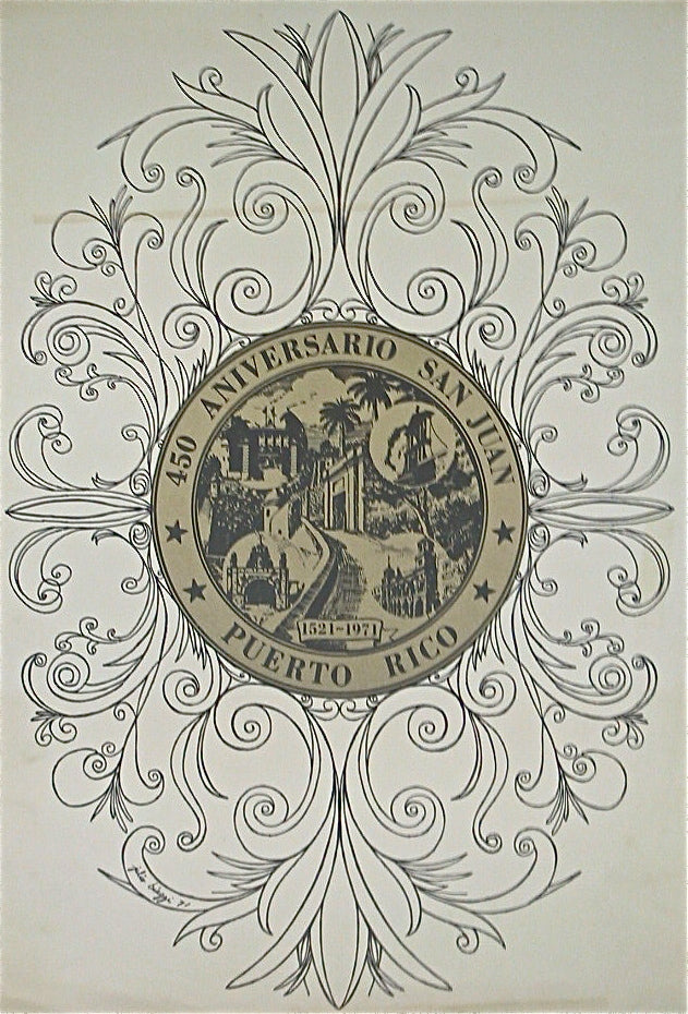 Cartel - 450 Aniversario San Juan Puerto Rico