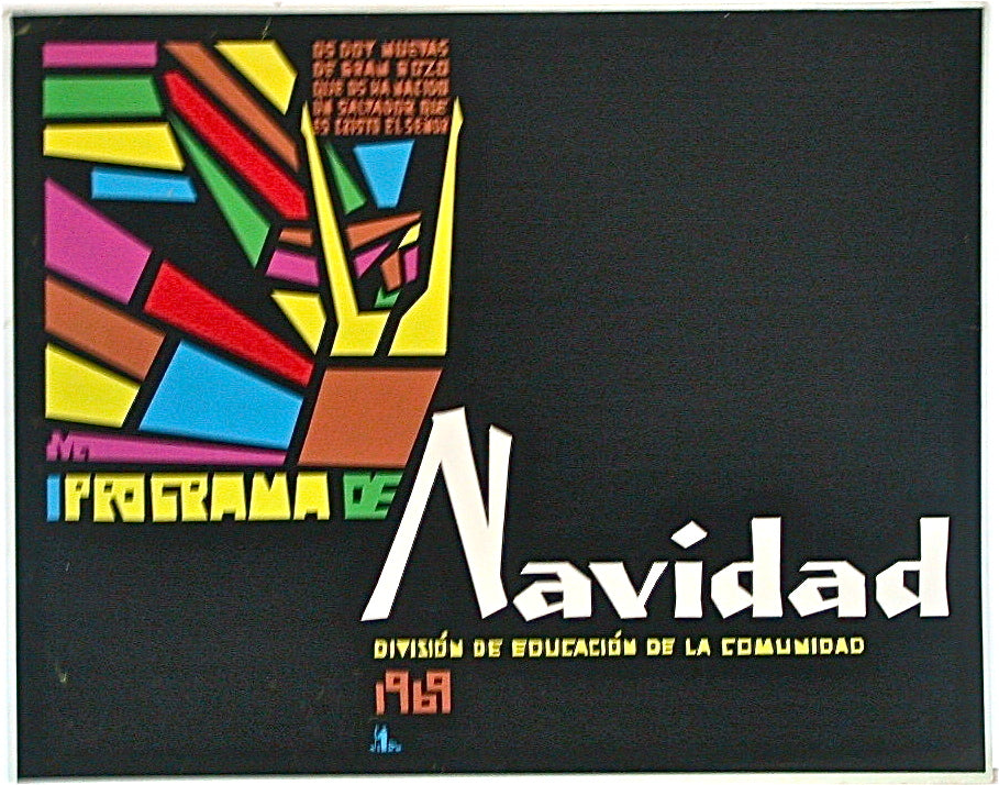 Cartel - Programa de Navidad 1969