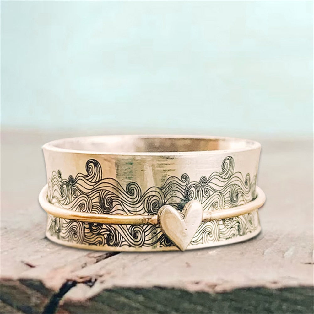 Boho Spinning Meditation Ring