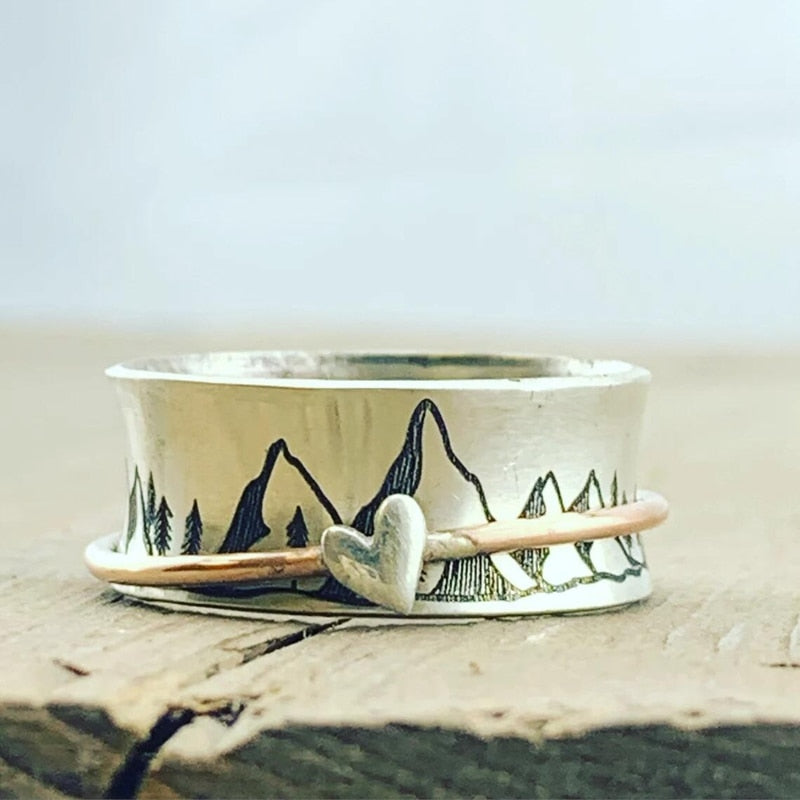 Boho Spinning Meditation Ring