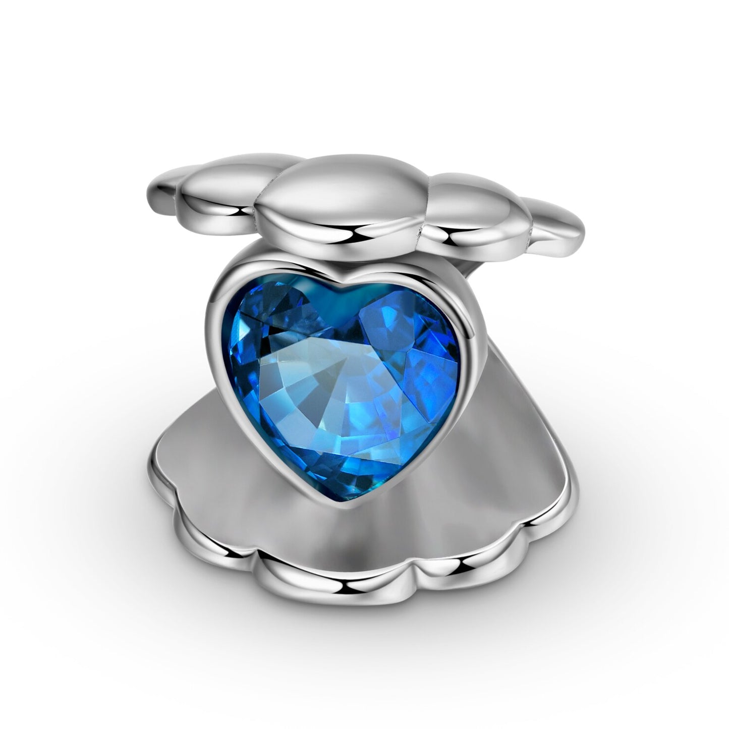 925 Sterling Silver Blue Sea World Mermaid