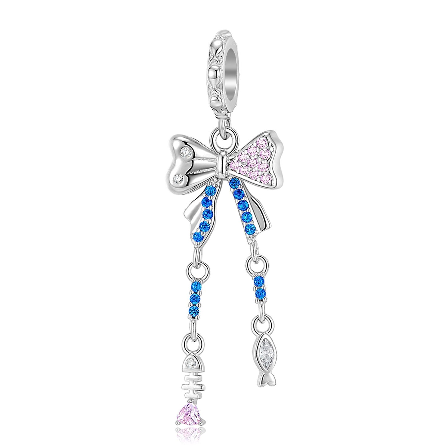 925 Sterling Silver Blue Sea World Mermaid