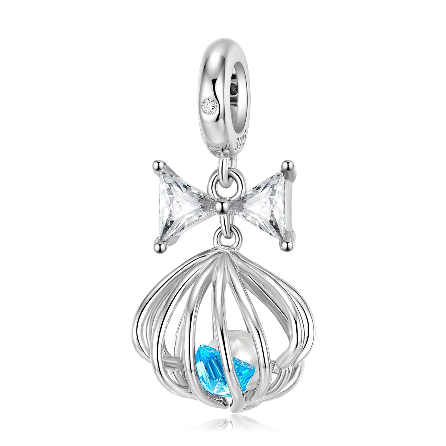 925 Sterling Silver Blue Sea World Mermaid