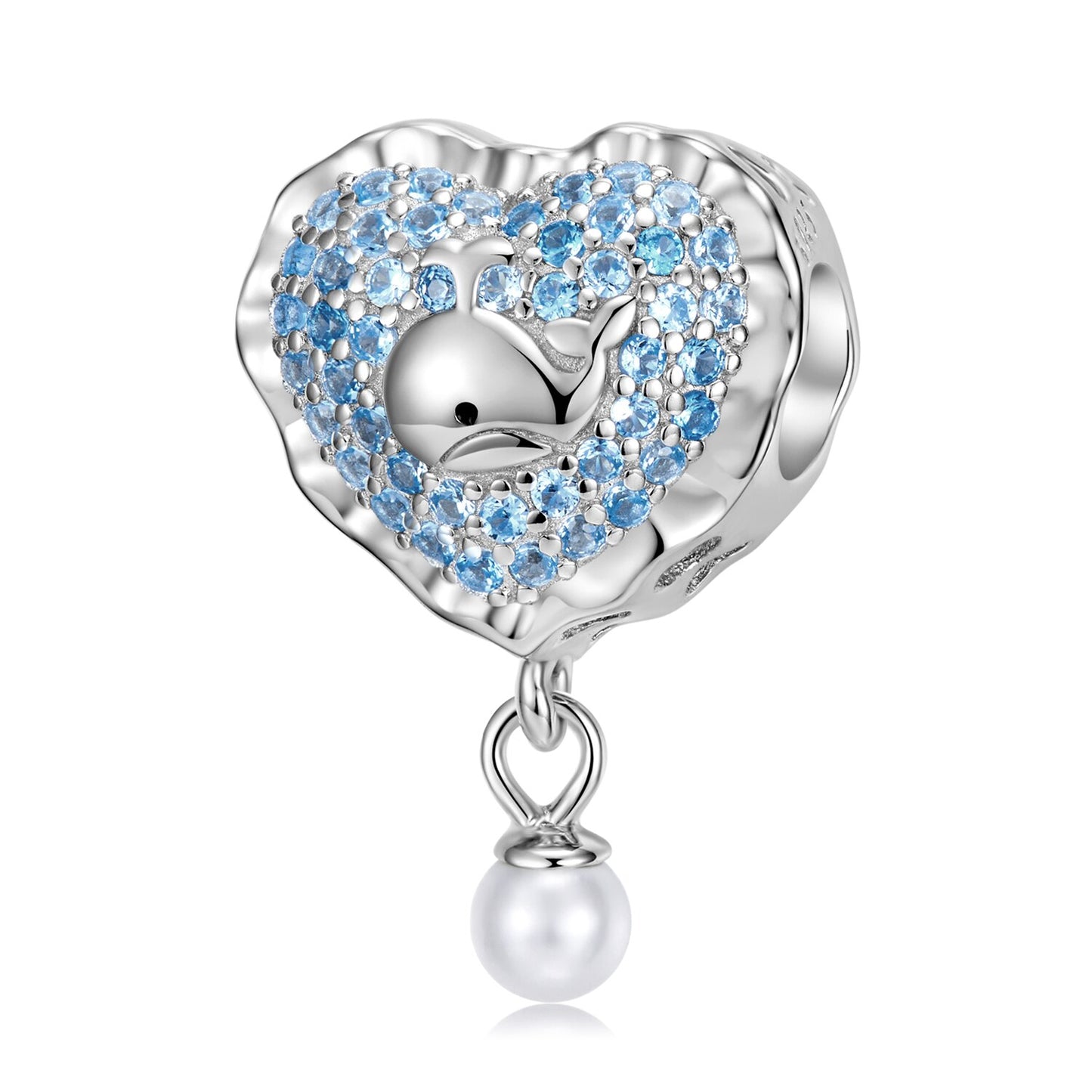 925 Sterling Silver Blue Sea World Mermaid