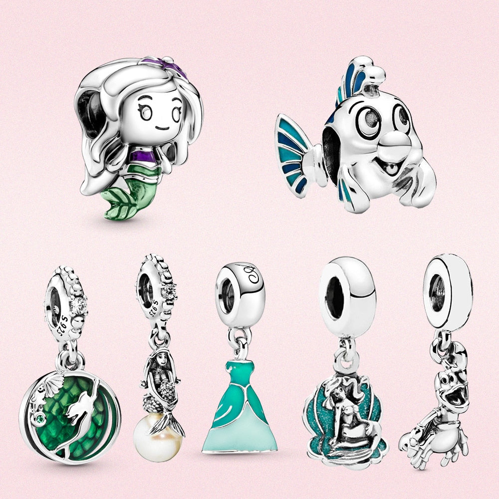 925 Sterling Silver Little Mermaid Ariel