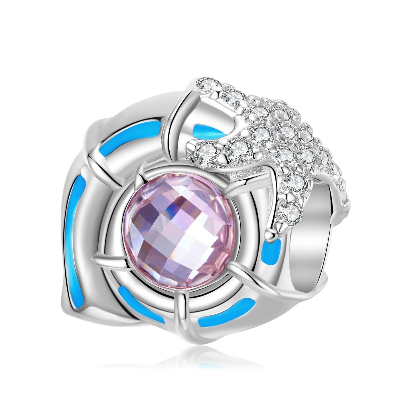 925 Sterling Silver Blue Sea World Mermaid