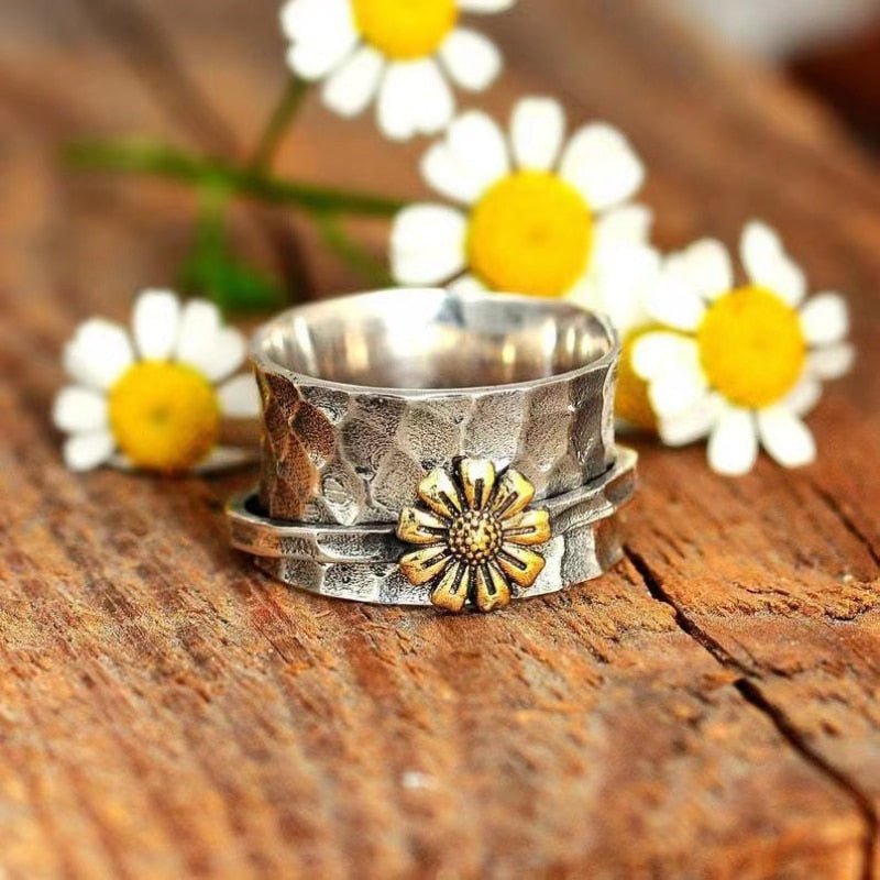 Boho Spinning Meditation Ring