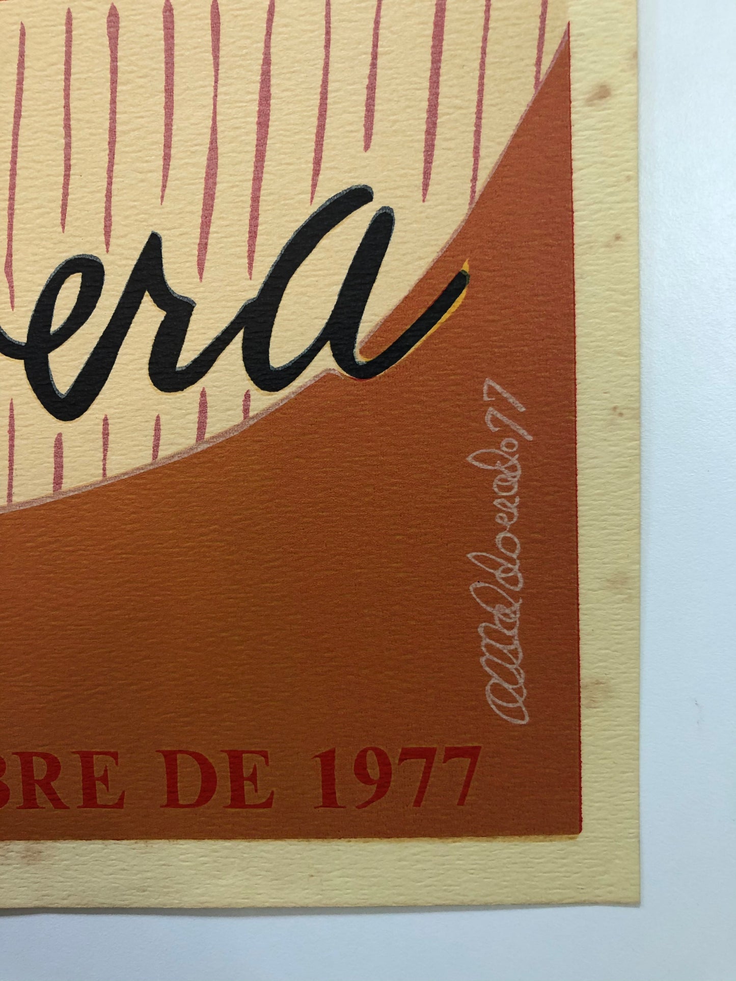 Cartel - Subasta de Obras de Carlos R. Rivera