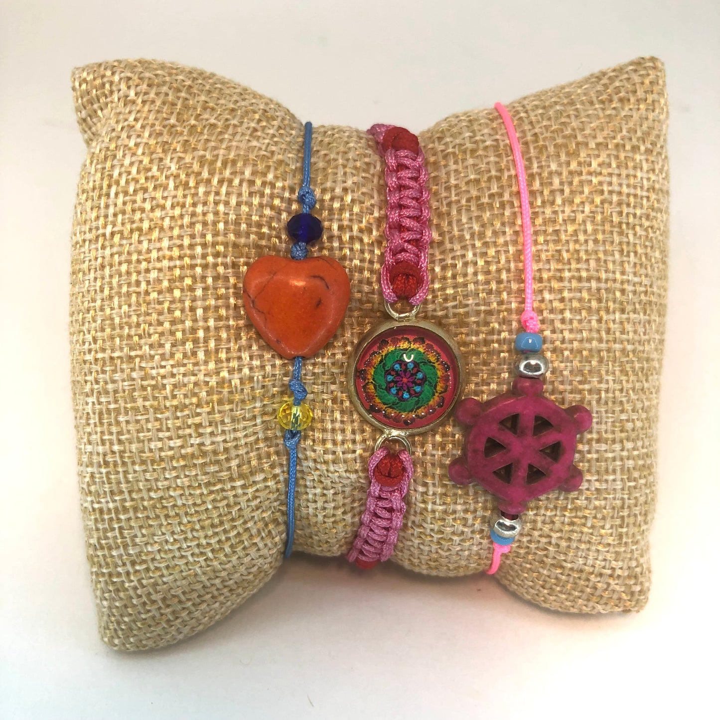 Creatividad - Mandala bracelet trio